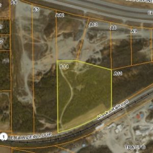 Bird's eye view of land for sale in Wasilla AK, property A14